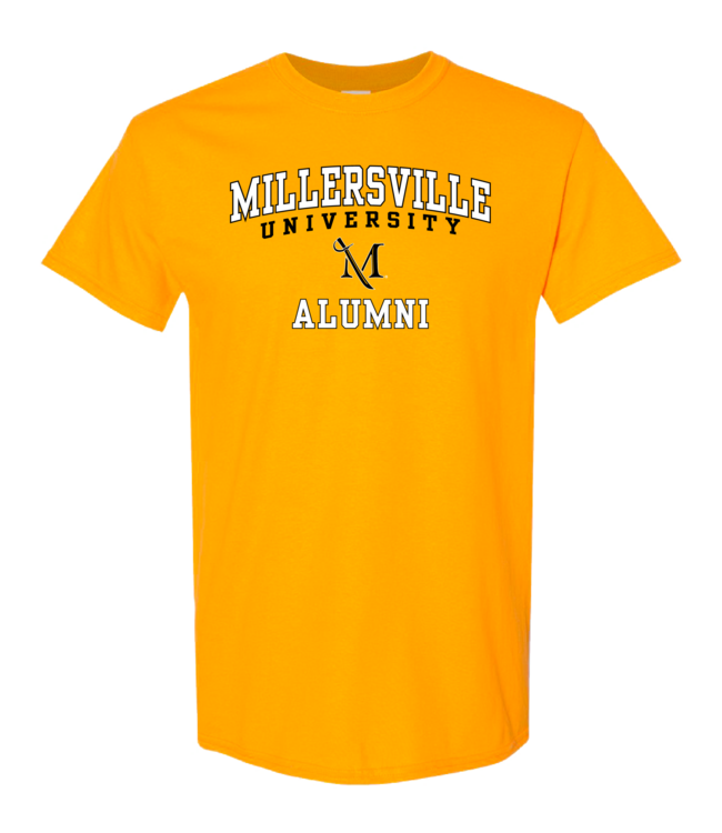 Millersville University Alumni with M-Sword Tee