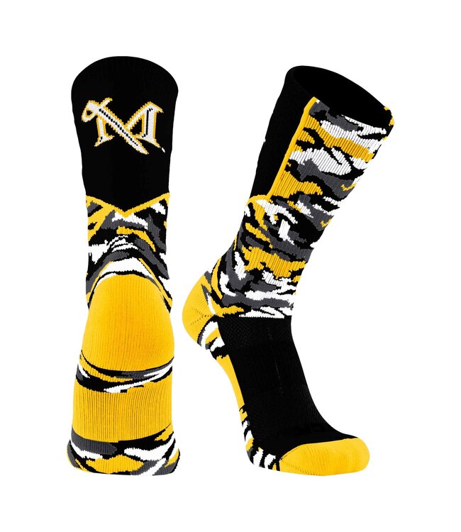 Woodland Camo Crew Socks