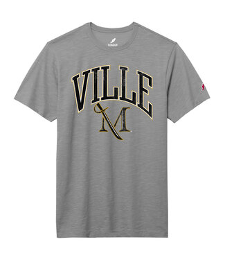 League Jersey Slub Tee Stone Grey