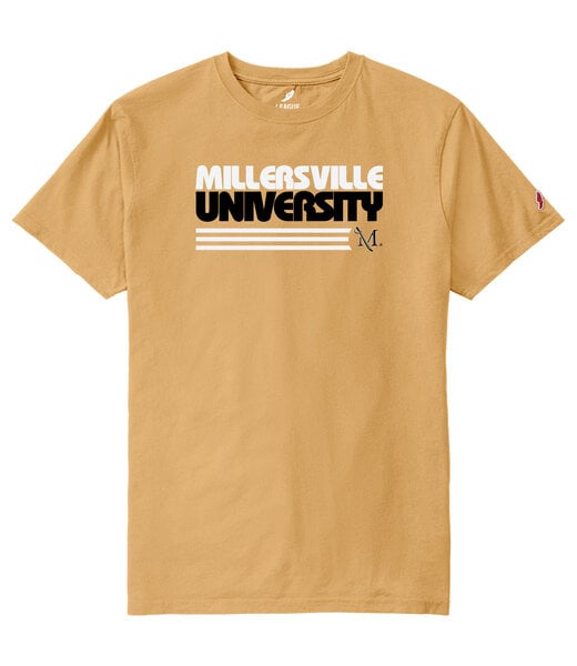 League All American "Retro Shot" Tee Varsity Gold