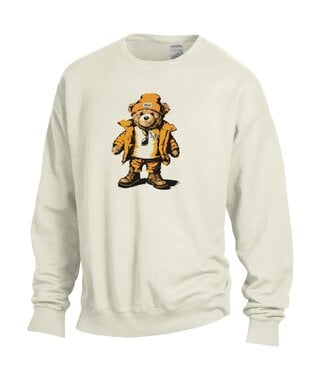 Comfort Wash Bear Crew Parchment