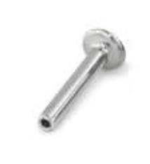 Anatometal Threadless flat-back disk labret/stud