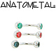 Anatometal Titanium "Mini" Bezel Navel Curve