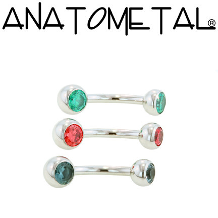 Anatometal Titanium "Mini" Bezel Navel Curve
