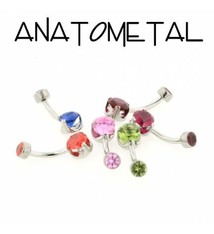 Anatometal Titanium Prong Navel Curve