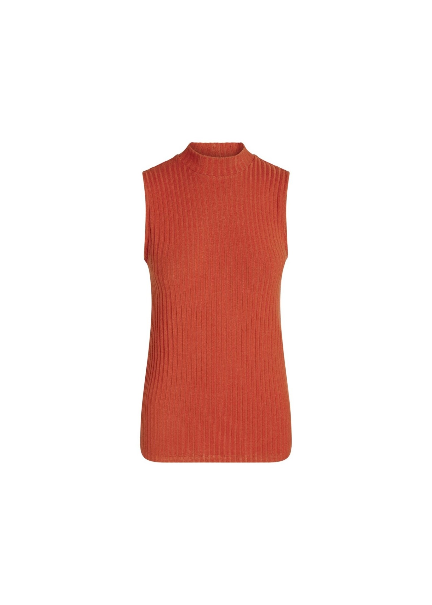 Liverpool Rory Mock Neck Ribbed Top