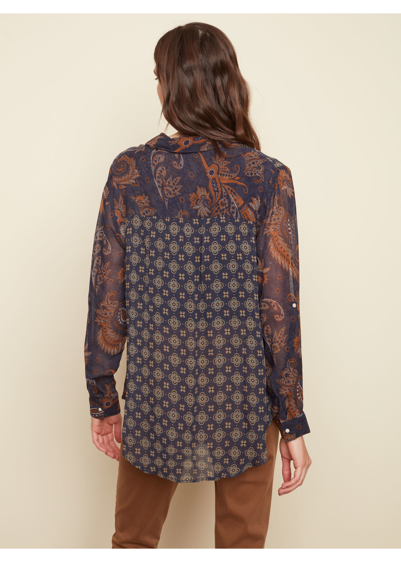 Charlie B Lainey Printed Blouse