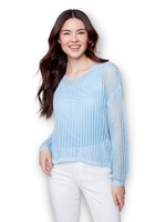 Charlie B Cold-Dye Crochet Sweater