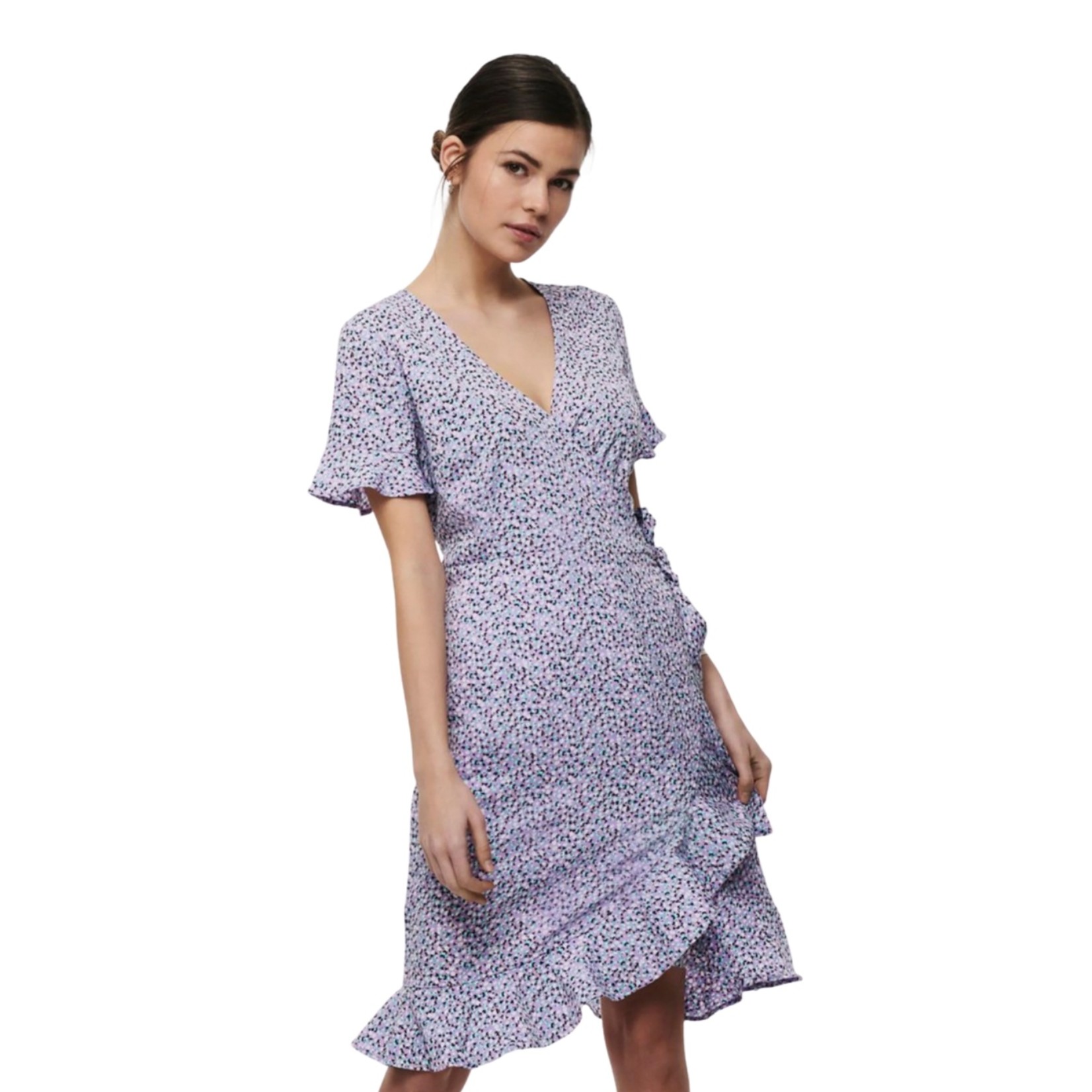 Only Spring Delight Wrap Dress