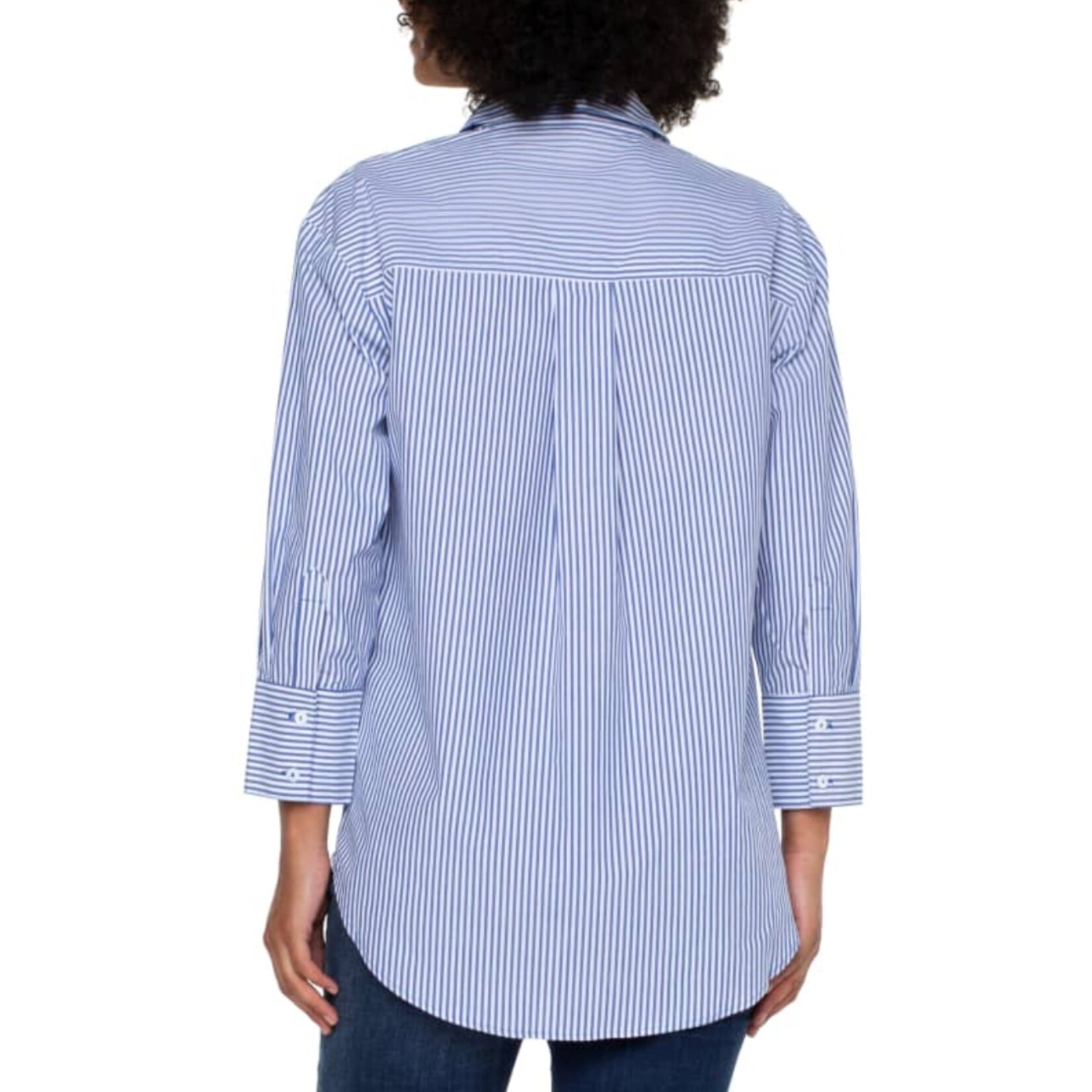 Liverpool Lucy Stripe Button Down