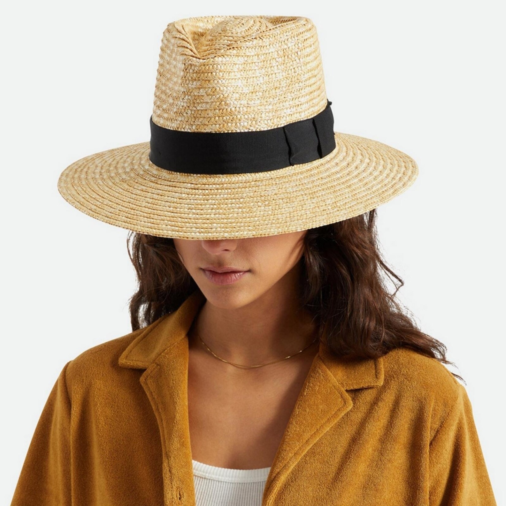 Joanna Straw Short Brim Hat Wildflowers Style & Co.
