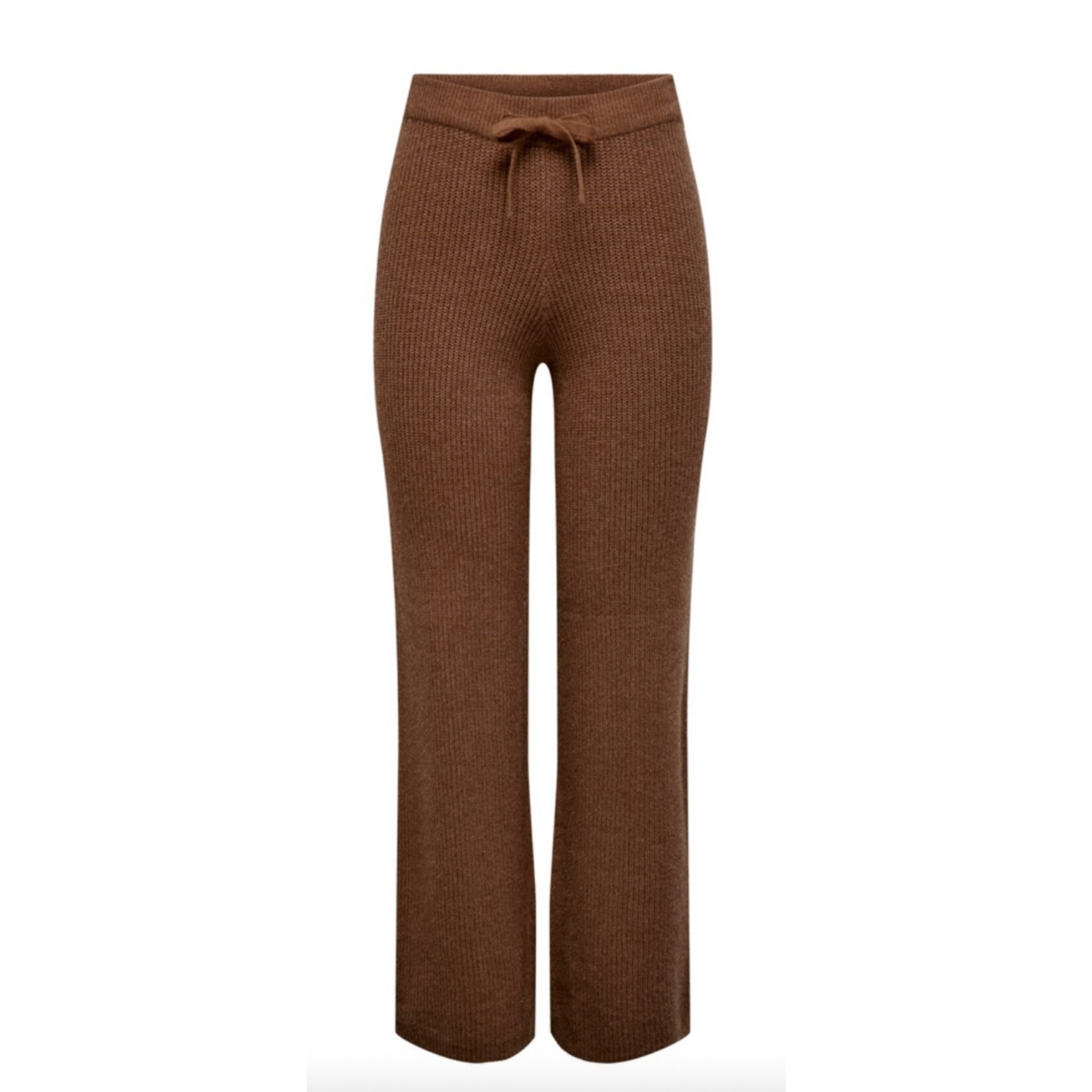 Only Mischa Rib Knit Pant - Brown
