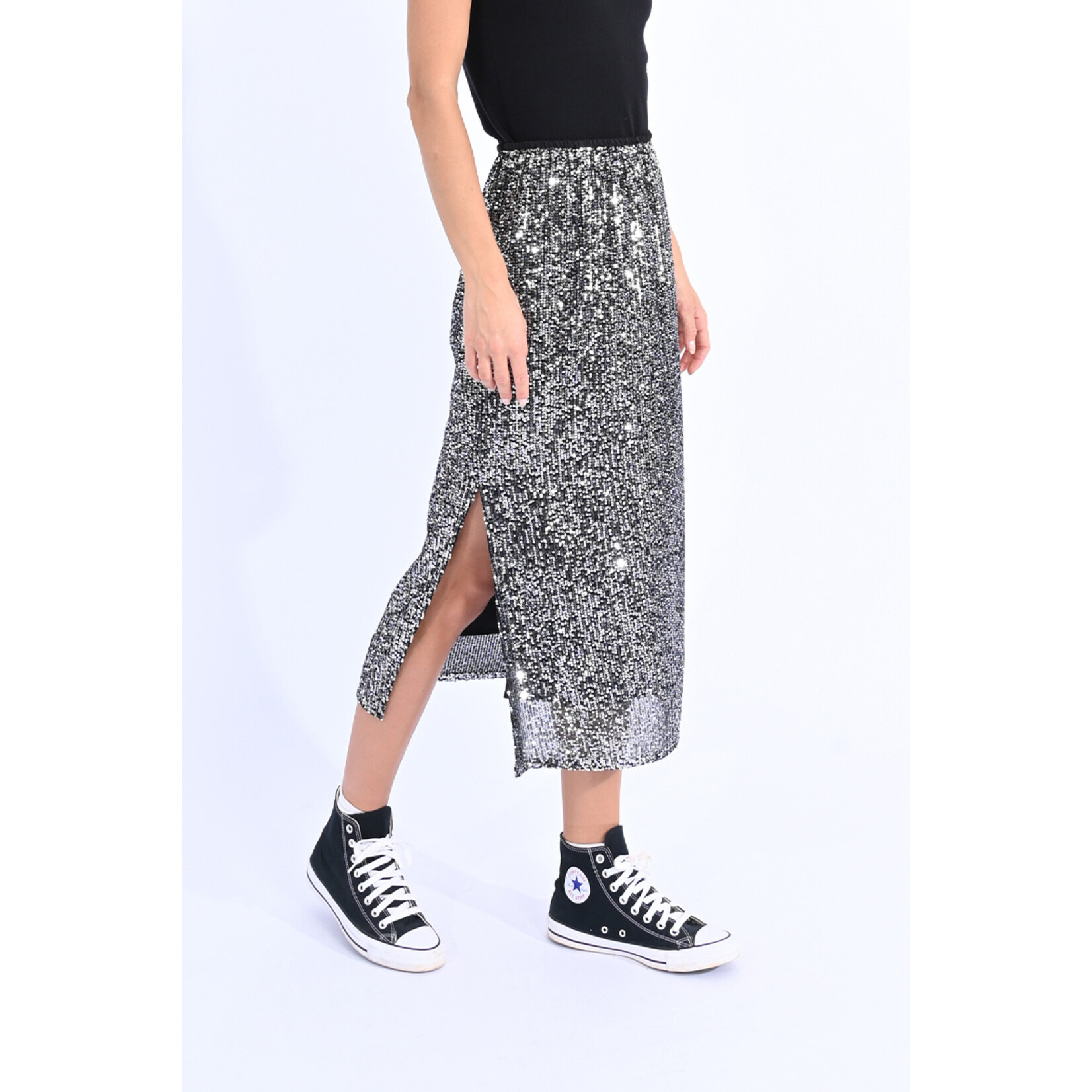 Molly Bracken Skye Sequin Midi Skirt