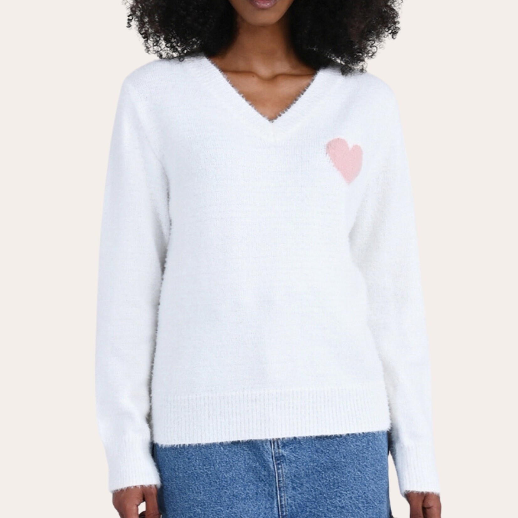 Molly Bracken Lana Heart Sweater