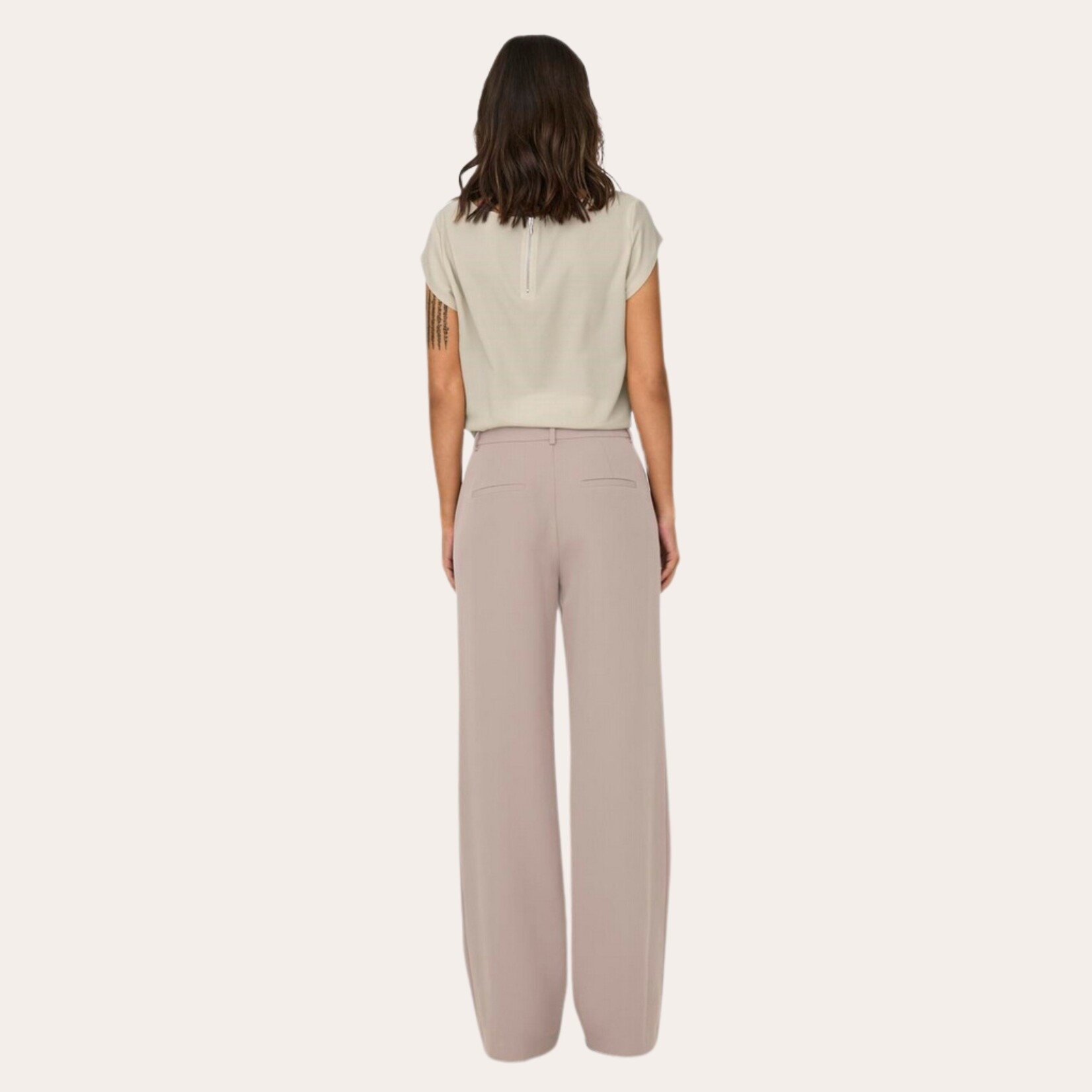 Only Bennett Wide Leg Pant - Hickory