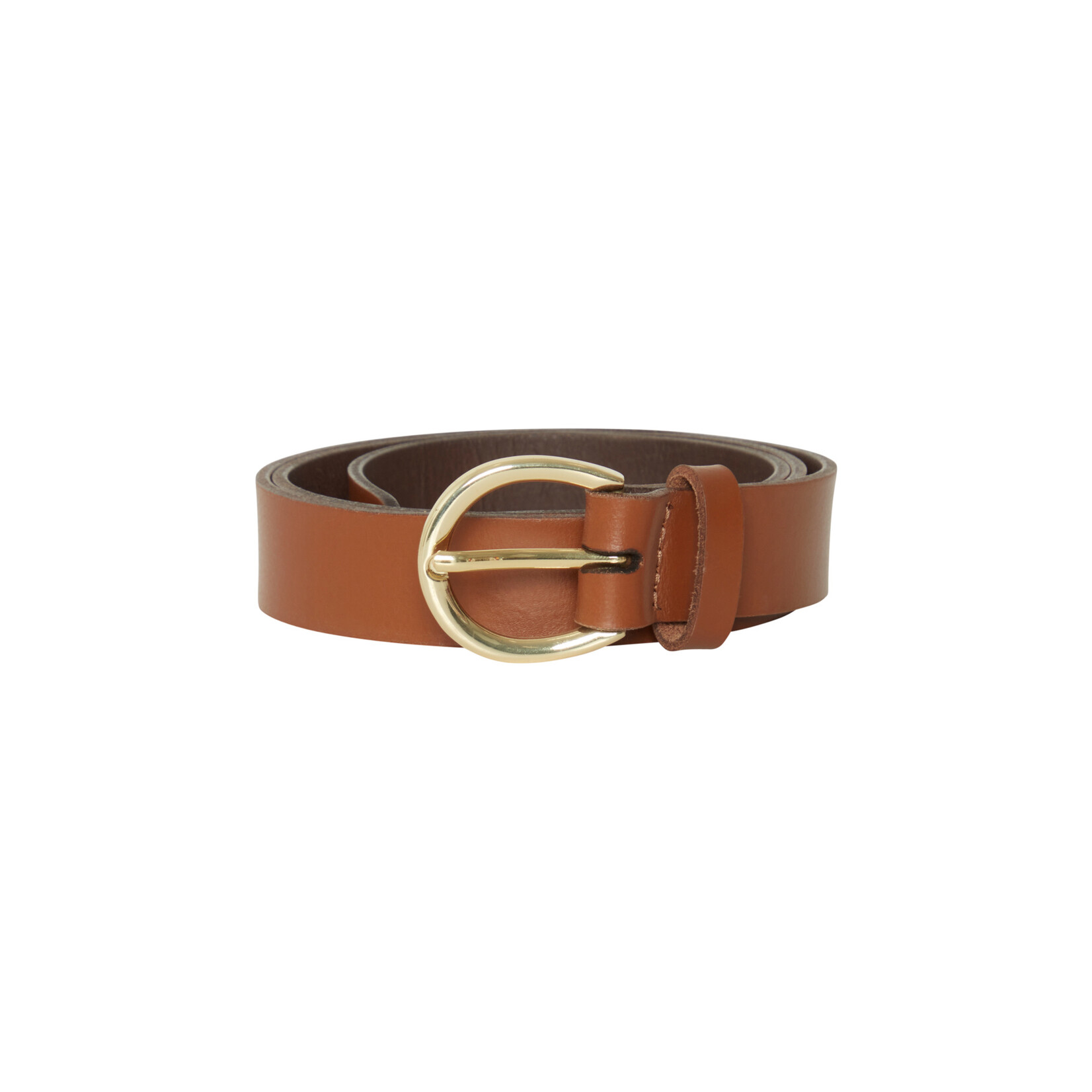 Vicky Leather Belt - Cognac