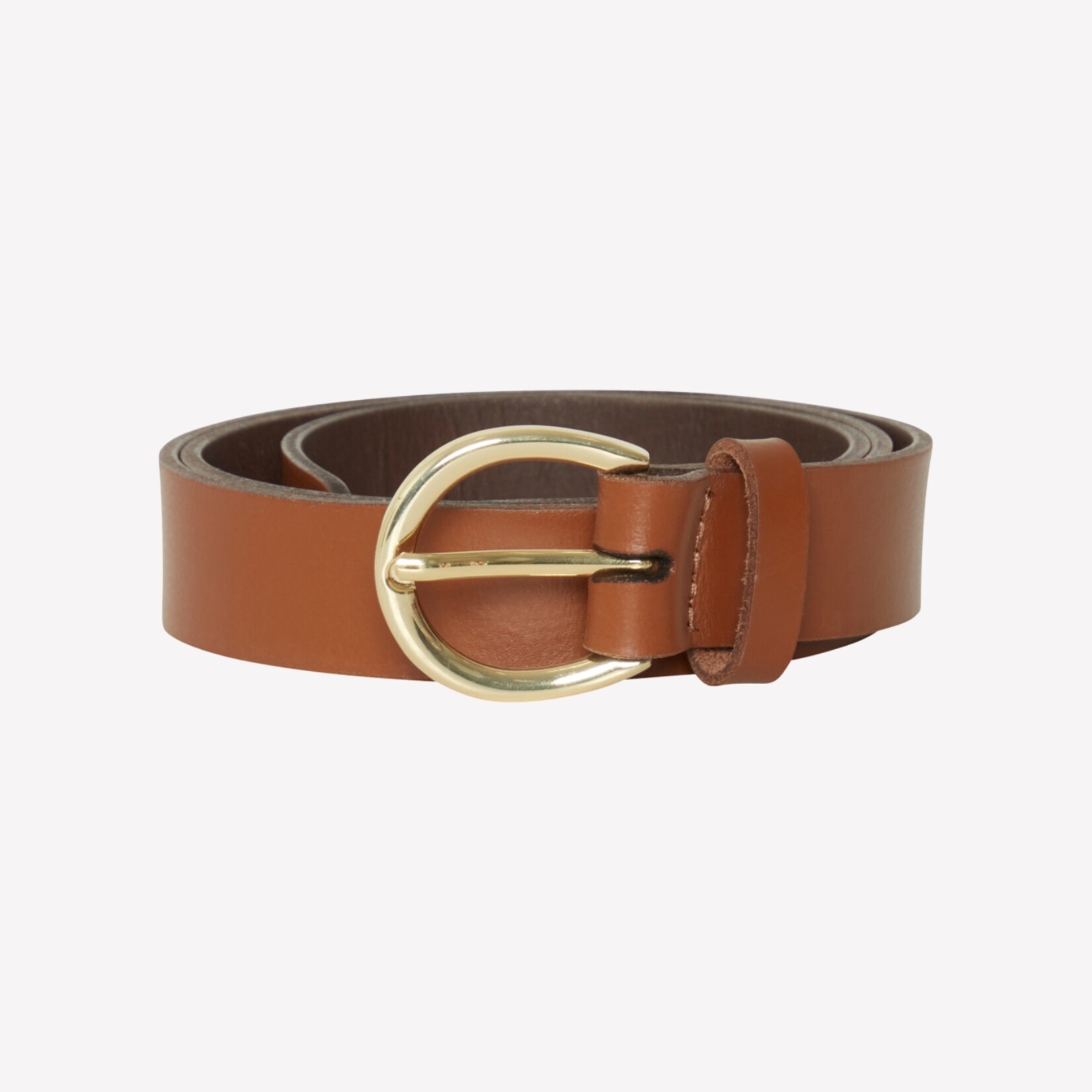Vicky Leather Belt - Cognac