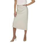 Only Tess Satin Midi Skirt - Moonbeam