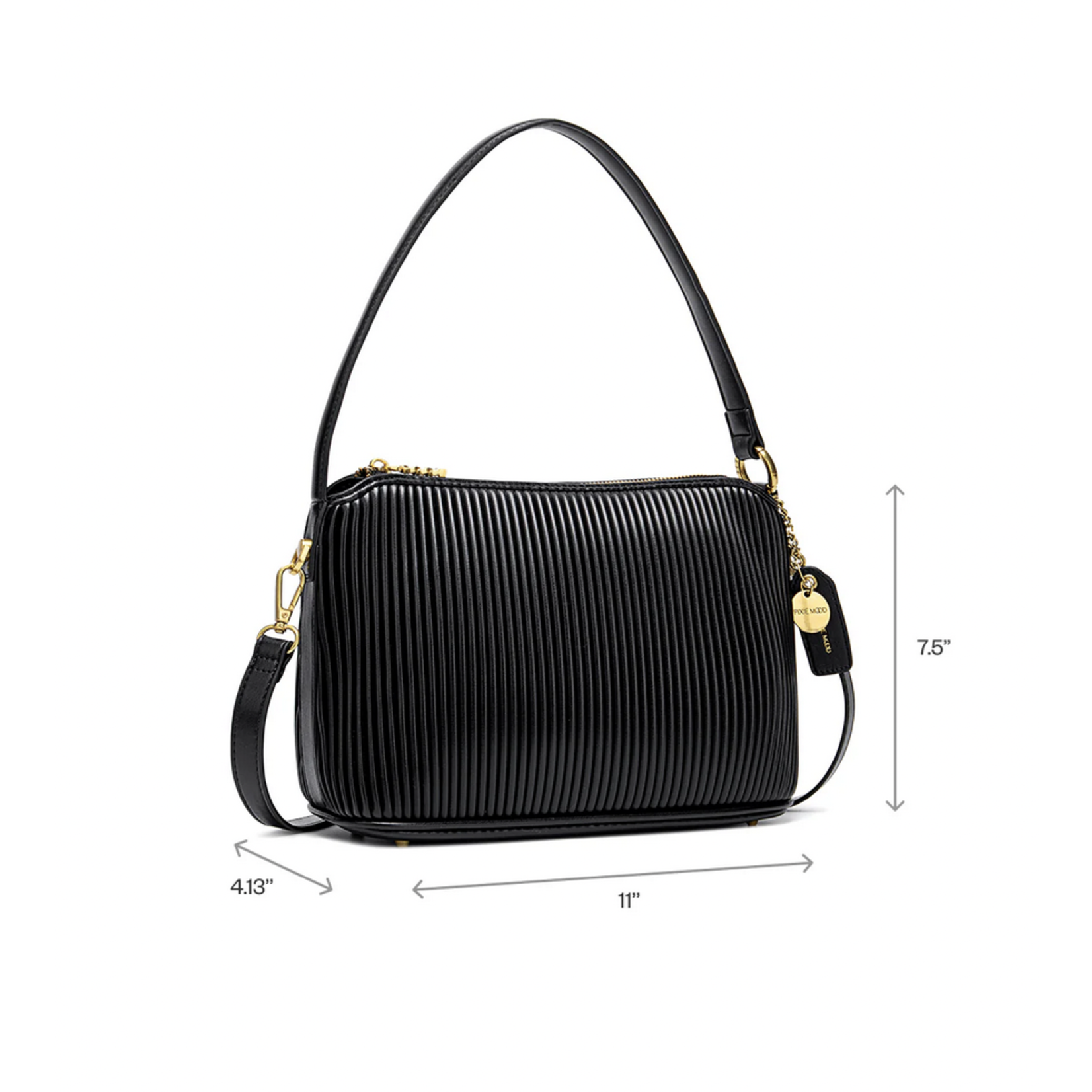 Pixie Mood Ella Shoulder Bag -  Black