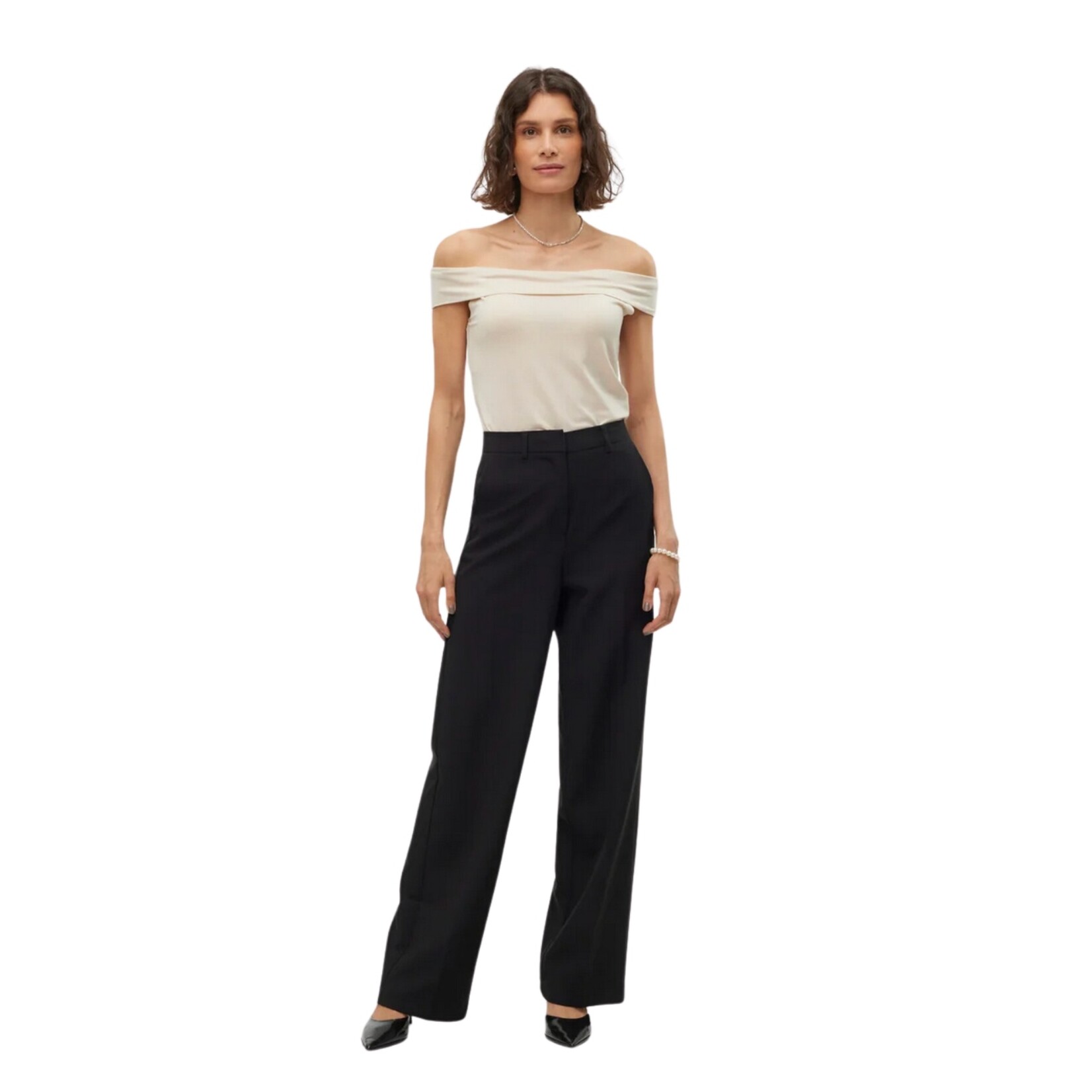 Vero Moda Naomi Off Shoulder Top - Birch