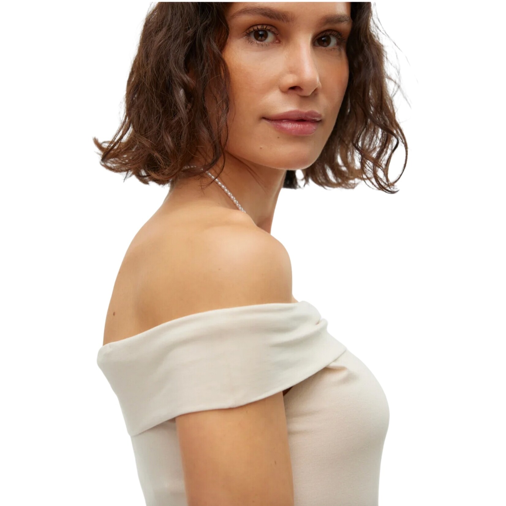 Vero Moda Naomi Off Shoulder Top - Birch