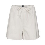 Vero Moda Issa HW Striped Shorts - Stone