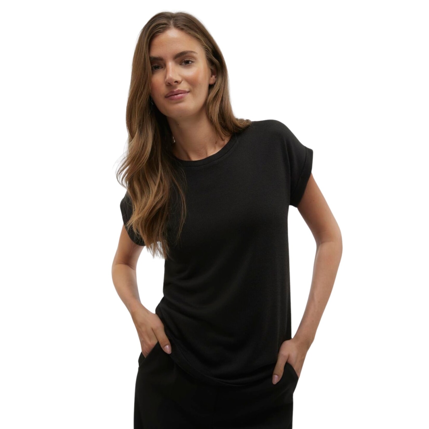 Vero Moda Monroe Knit Tee - Black