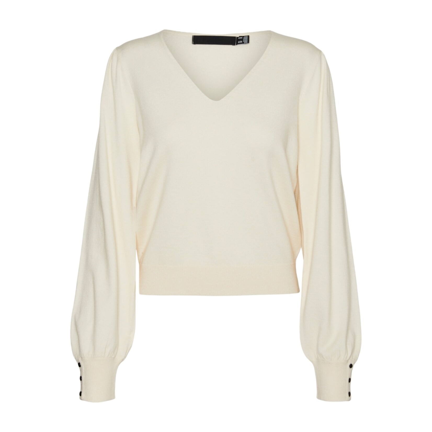 Vero Moda Mabel Button Sleeve Knit - Birch