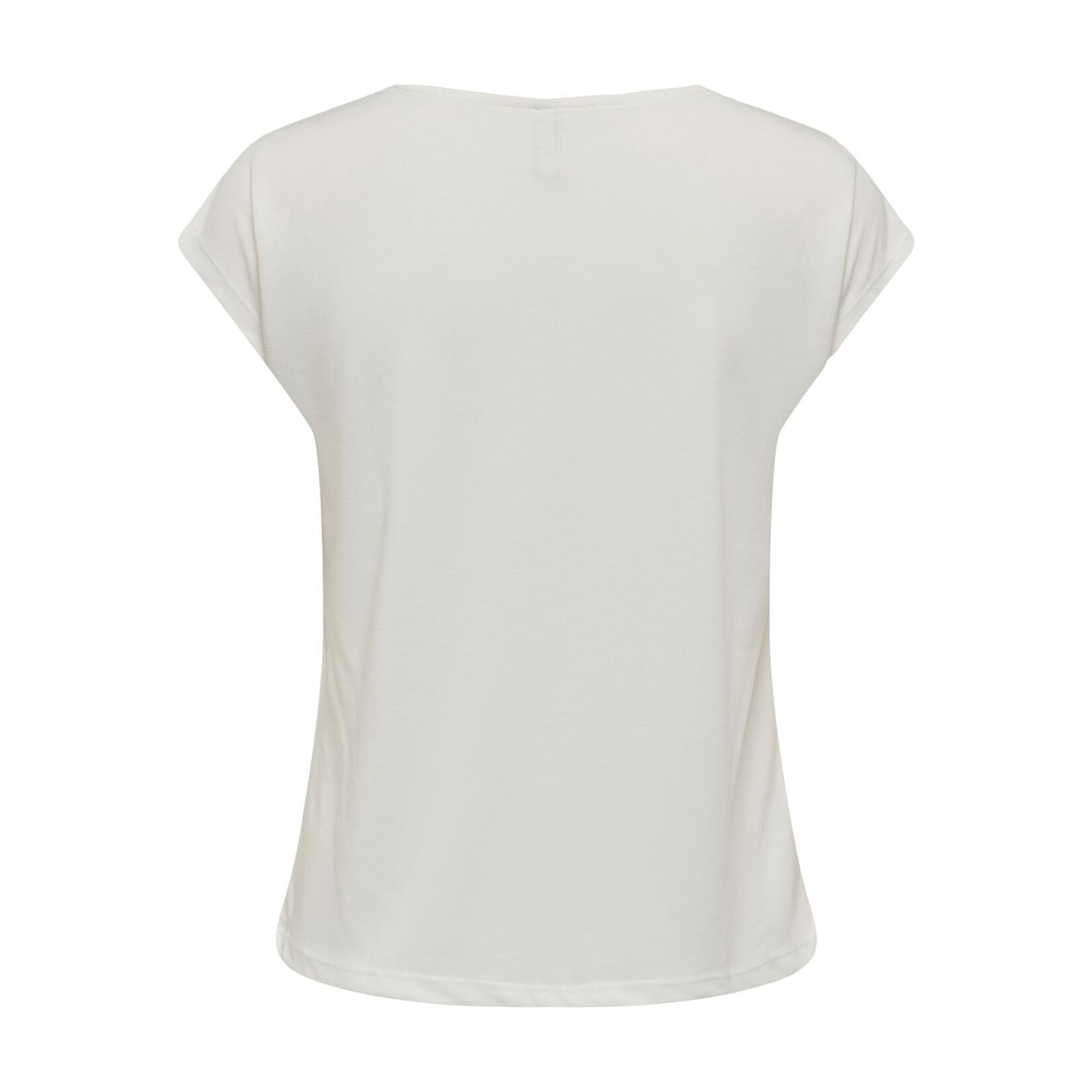 Only Willa Modal V-Neck Tee - Cloud