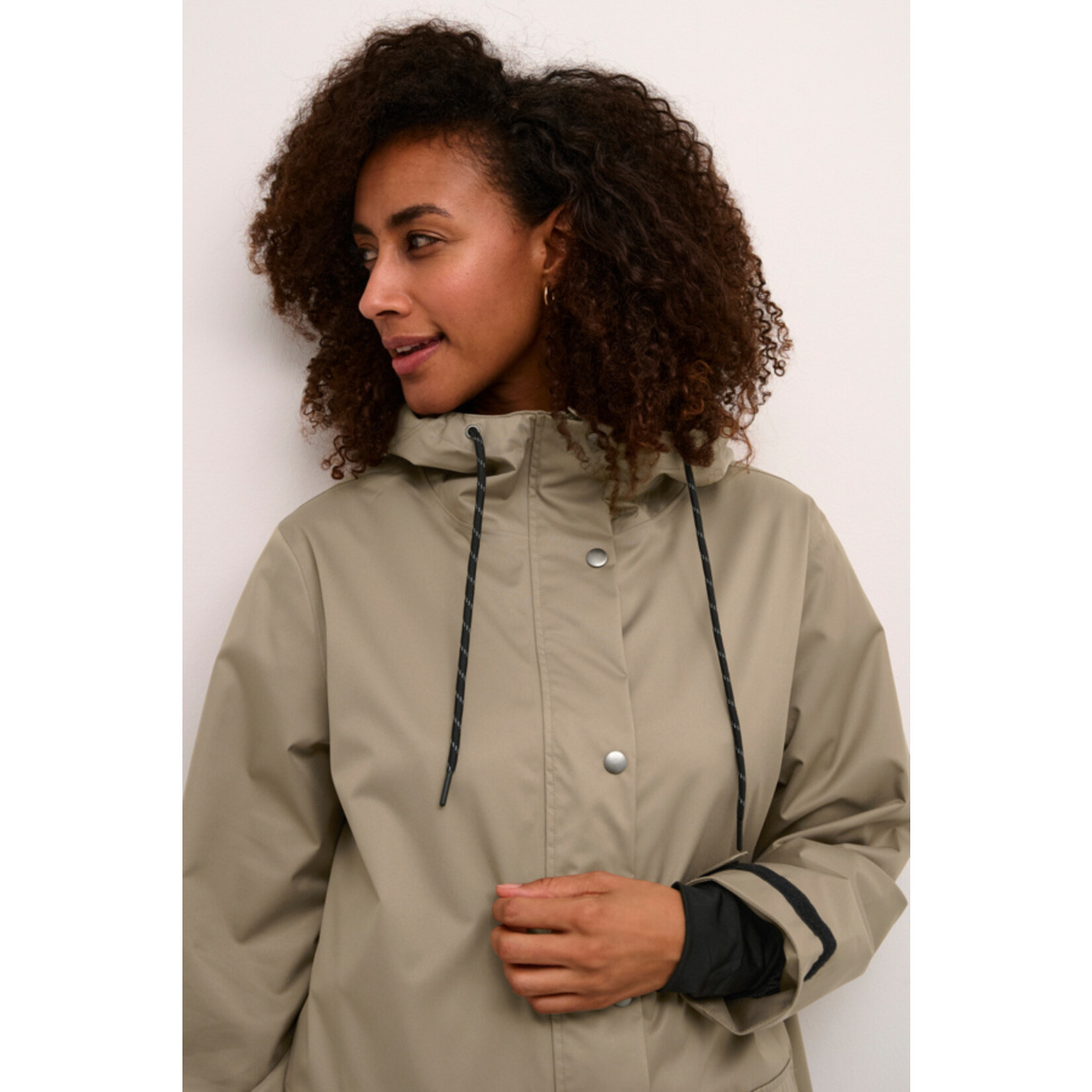 Cream Waverly Rain Coat