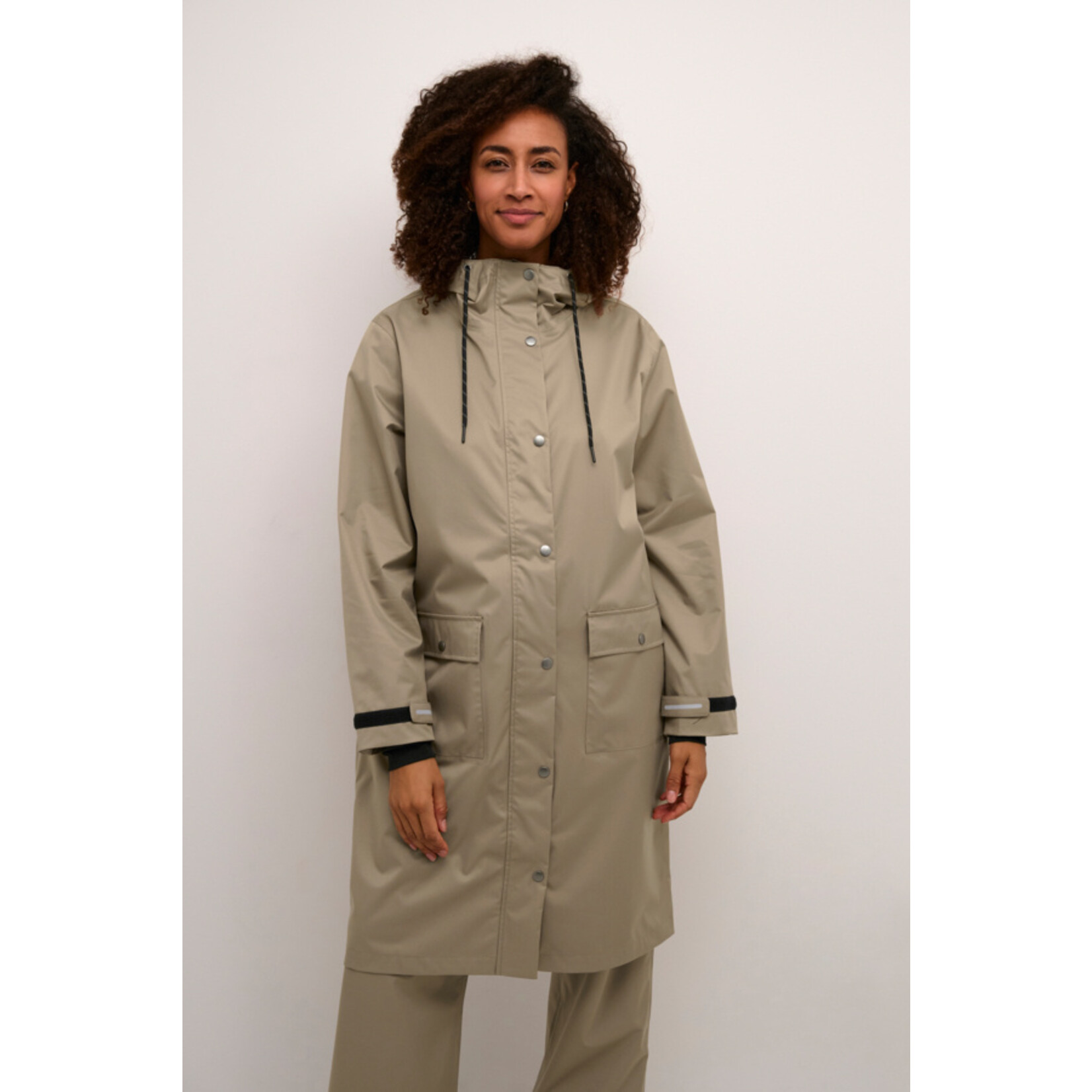 Cream Waverly Rain Coat