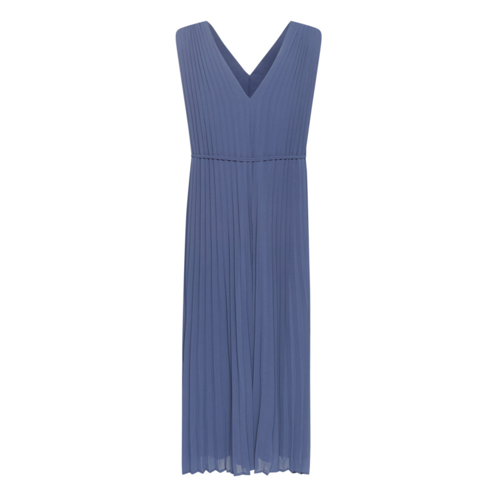 Kaffe Naveah Pleated Dress - Blue Indigo