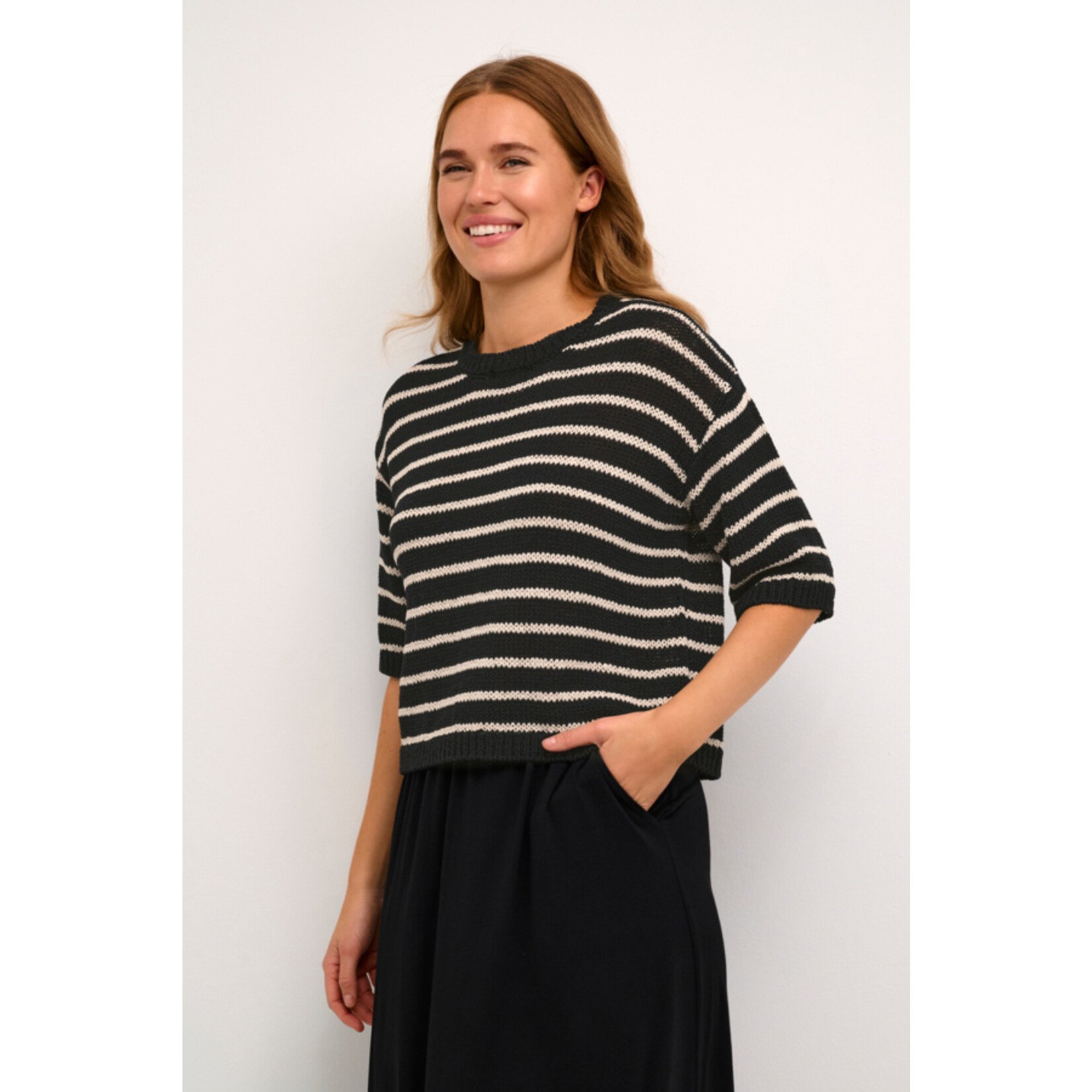 Kaffe Zia Striped Pullover