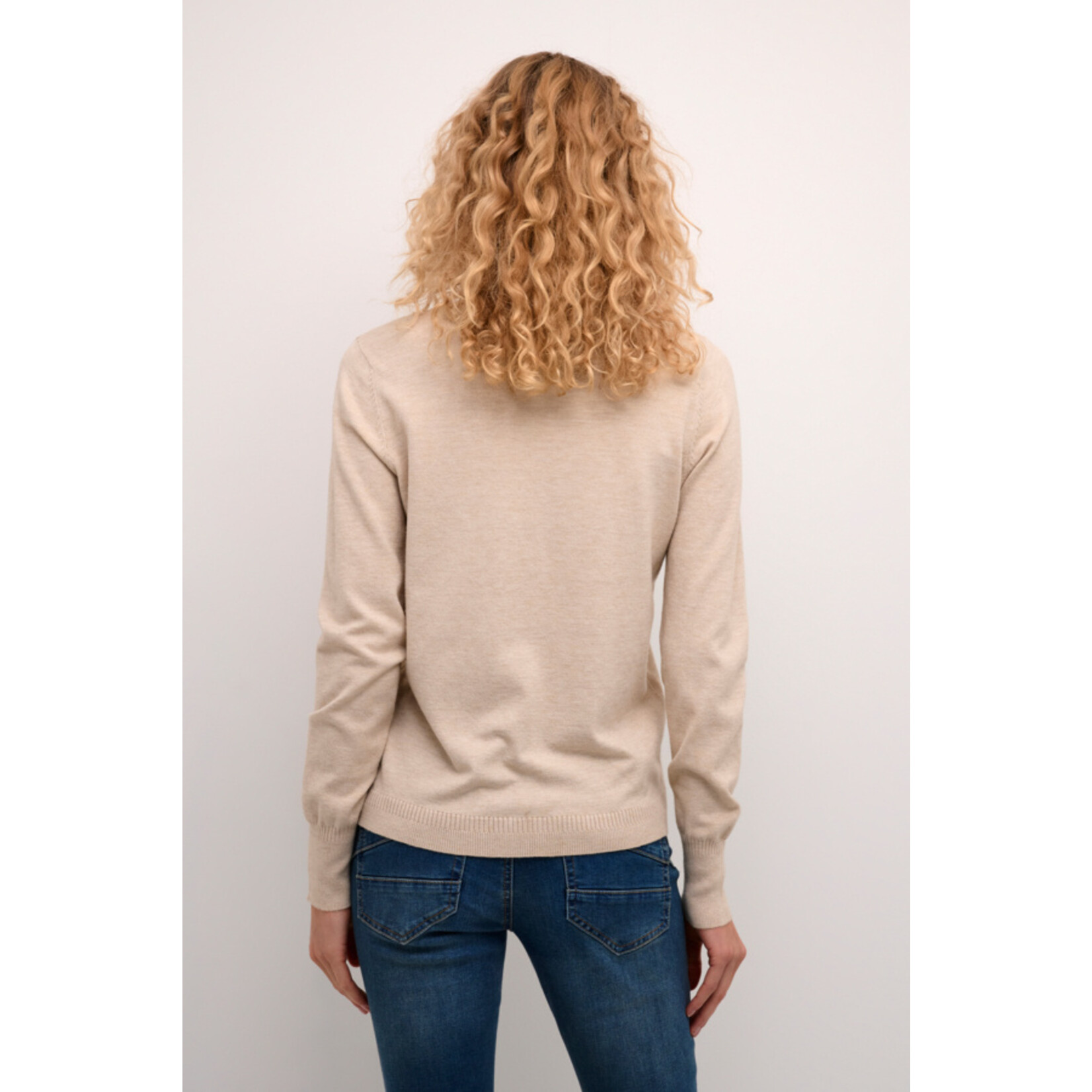 Cream Taylor Pullover - Ancient Scroll