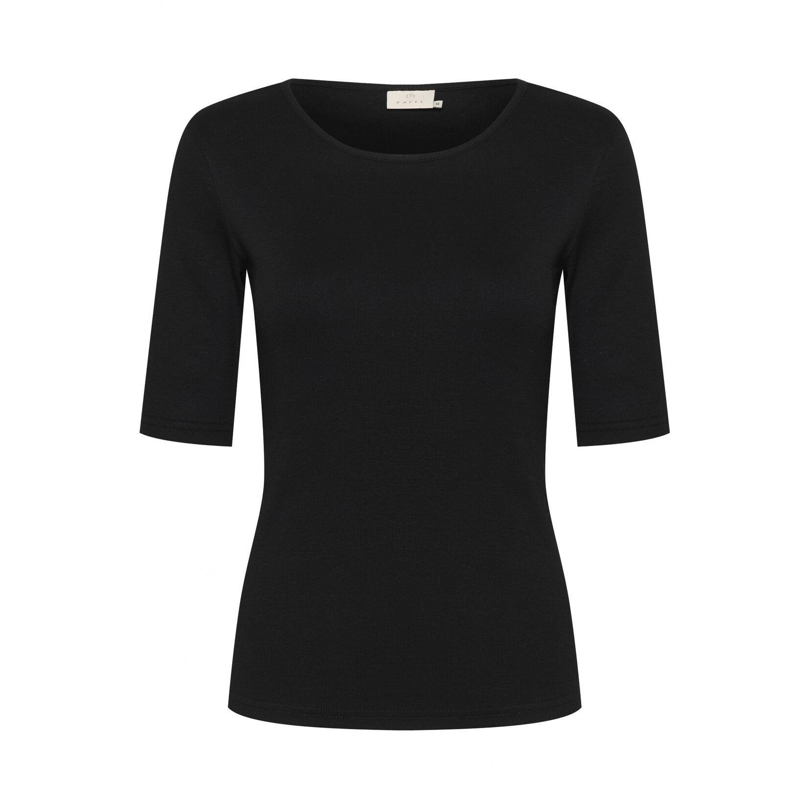 Kaffe Dakota Rib Top - Black