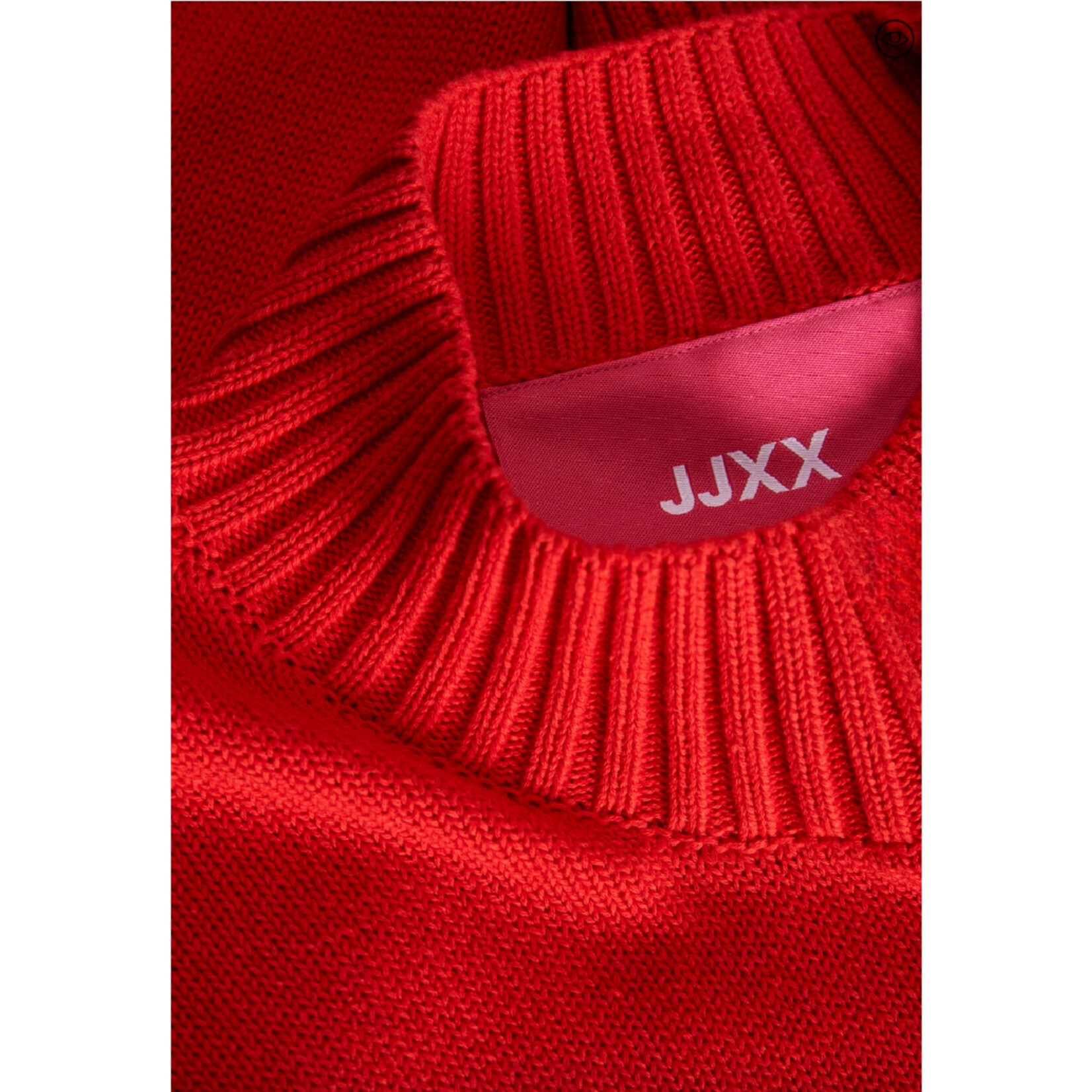 JJXX Shayna Hi-Neck Knit - Fiery Red