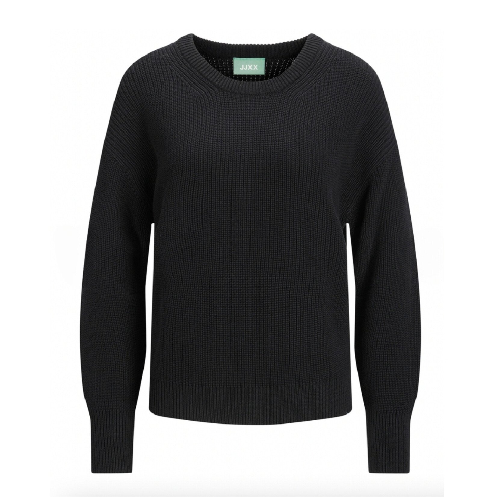 JJXX Nash Chunky Knit Crew - Black