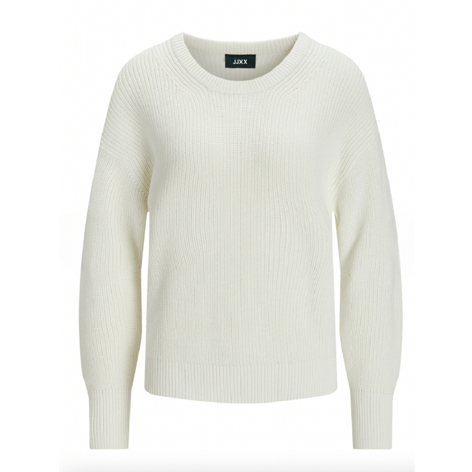 JJXX Nash Chunky Knit Crew - White