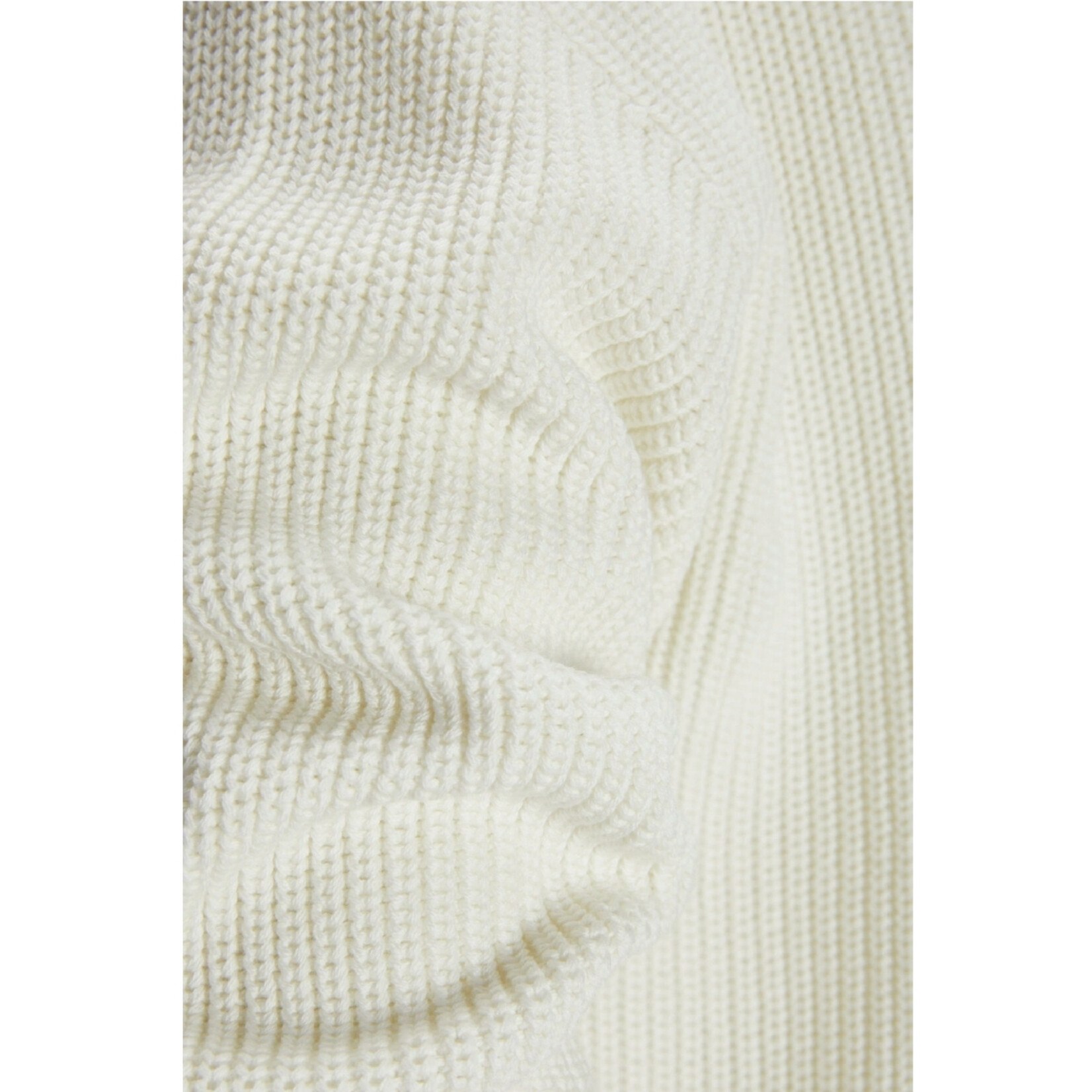 JJXX Nash Chunky Knit Crew - White