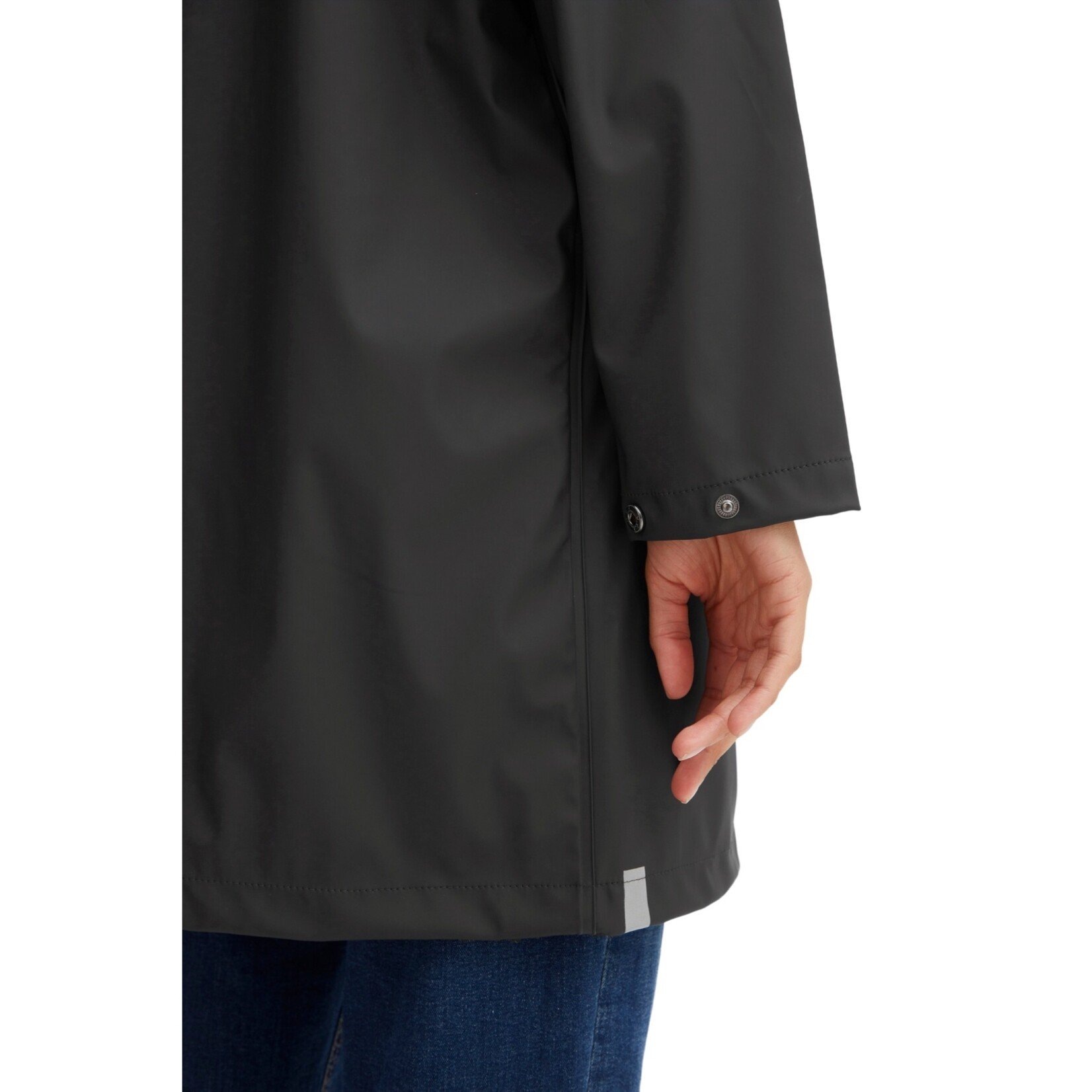 ICHI Coastal Raincoat - Black