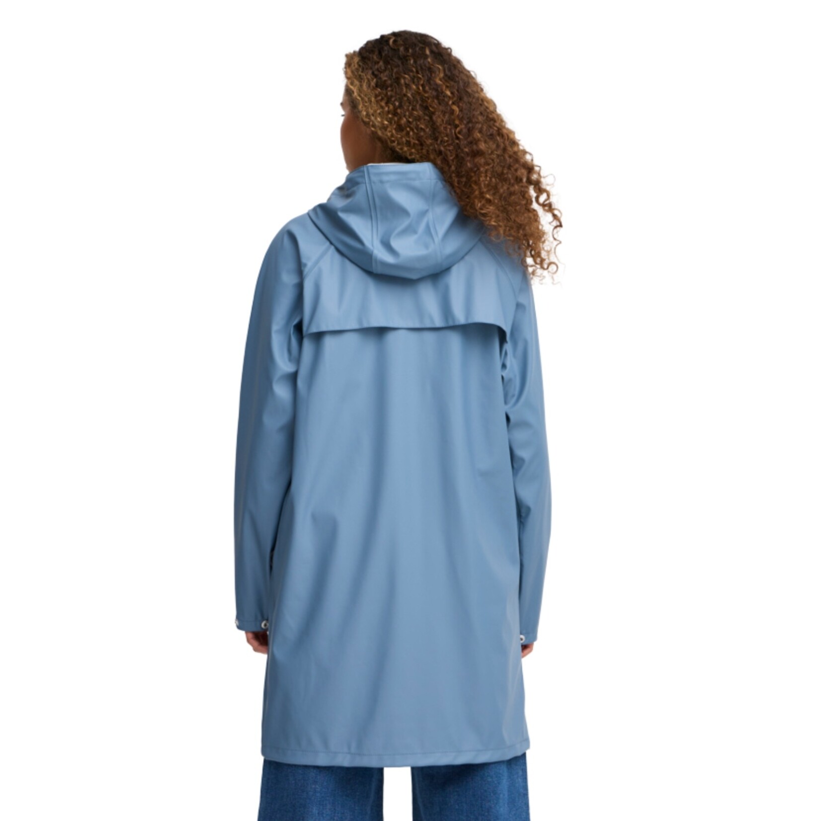 ICHI Coastal Raincoat - Blue Mirage