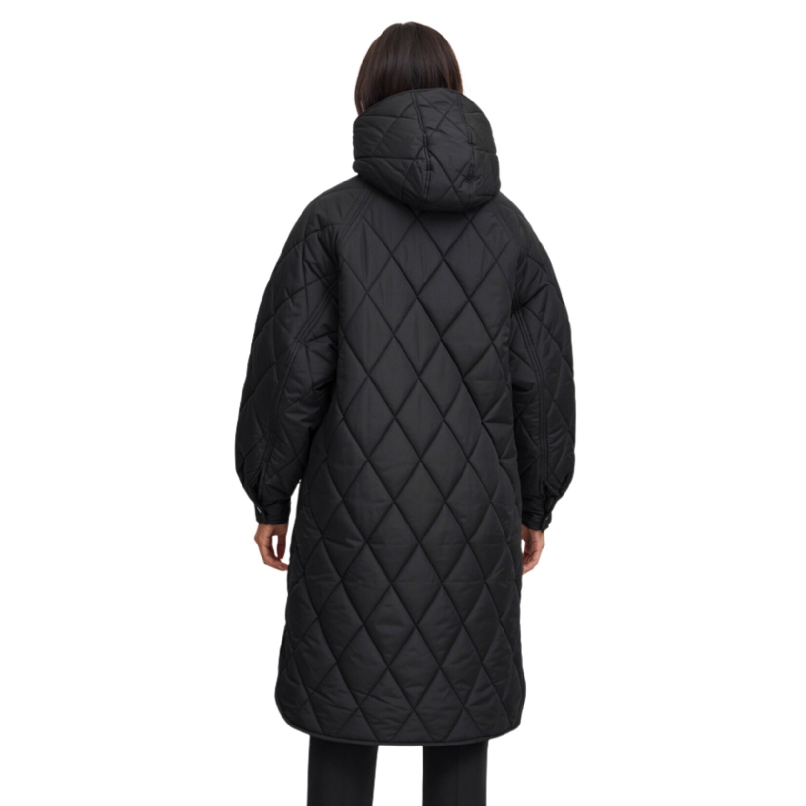 ICHI Harmony Quilted Hooded Jacket