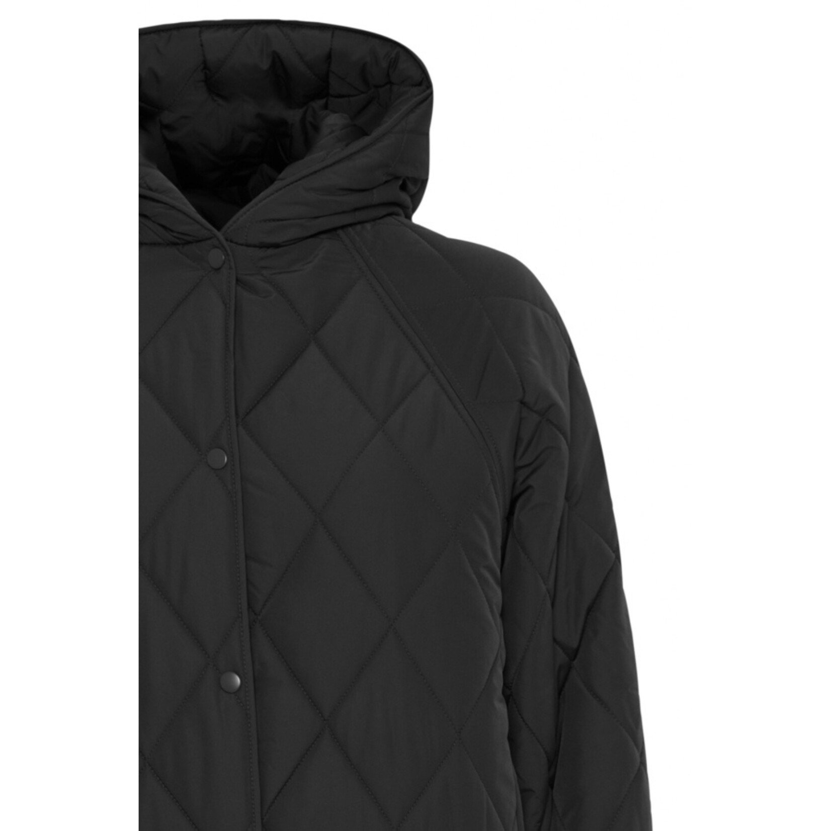 ICHI Harmony Quilted Hooded Jacket