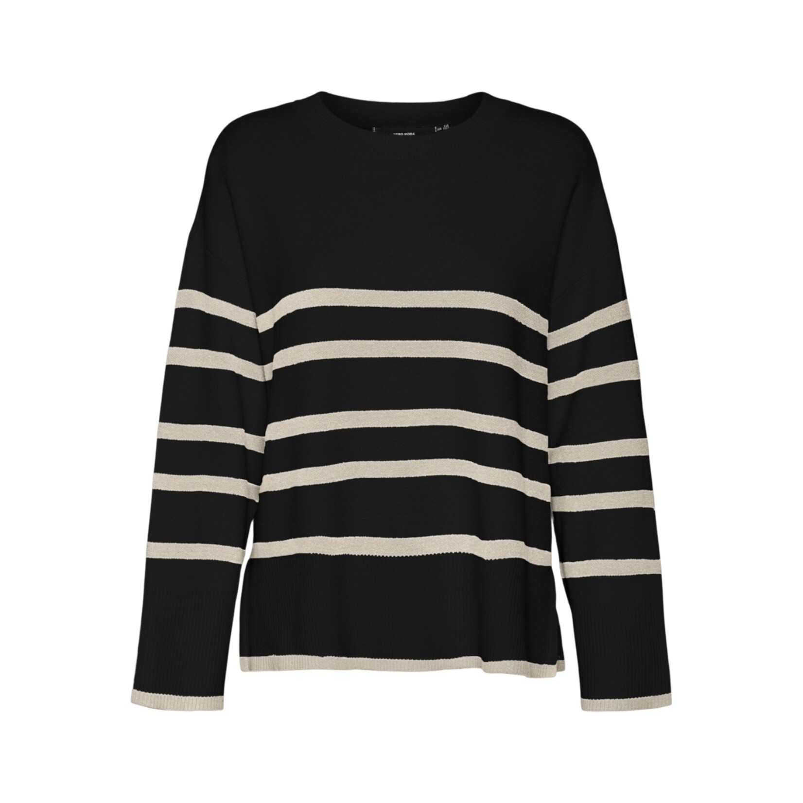 Vero Moda Abby Striped Pullover - Black