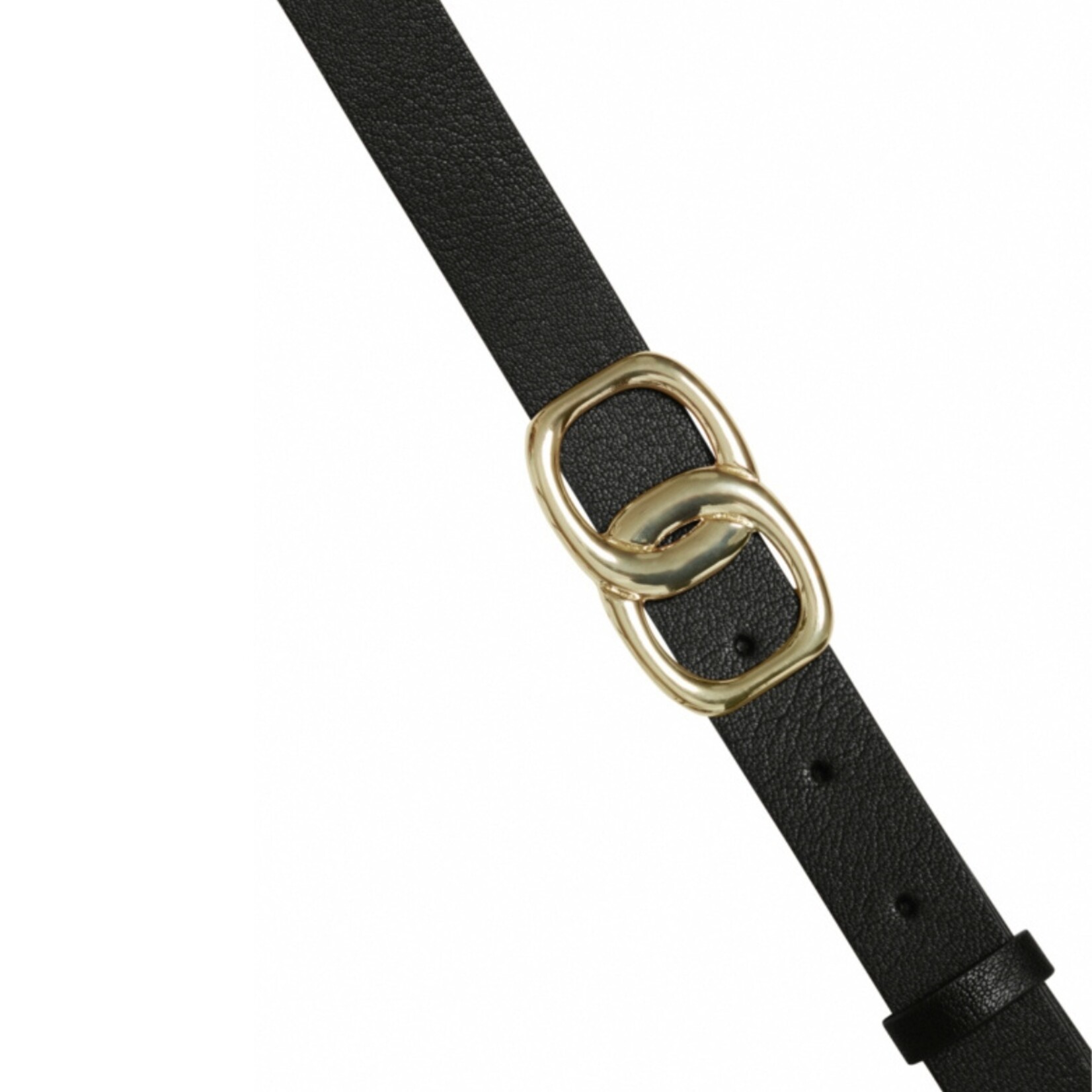 B. Young Willa Leather Belt - Black