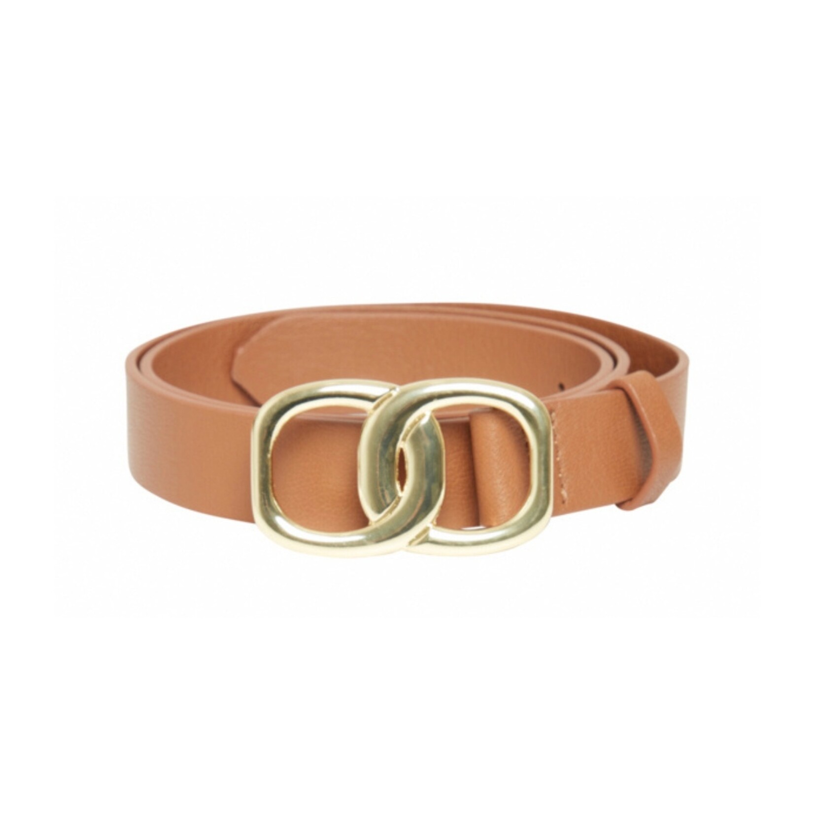 B. Young Willa Leather Belt - Cognac