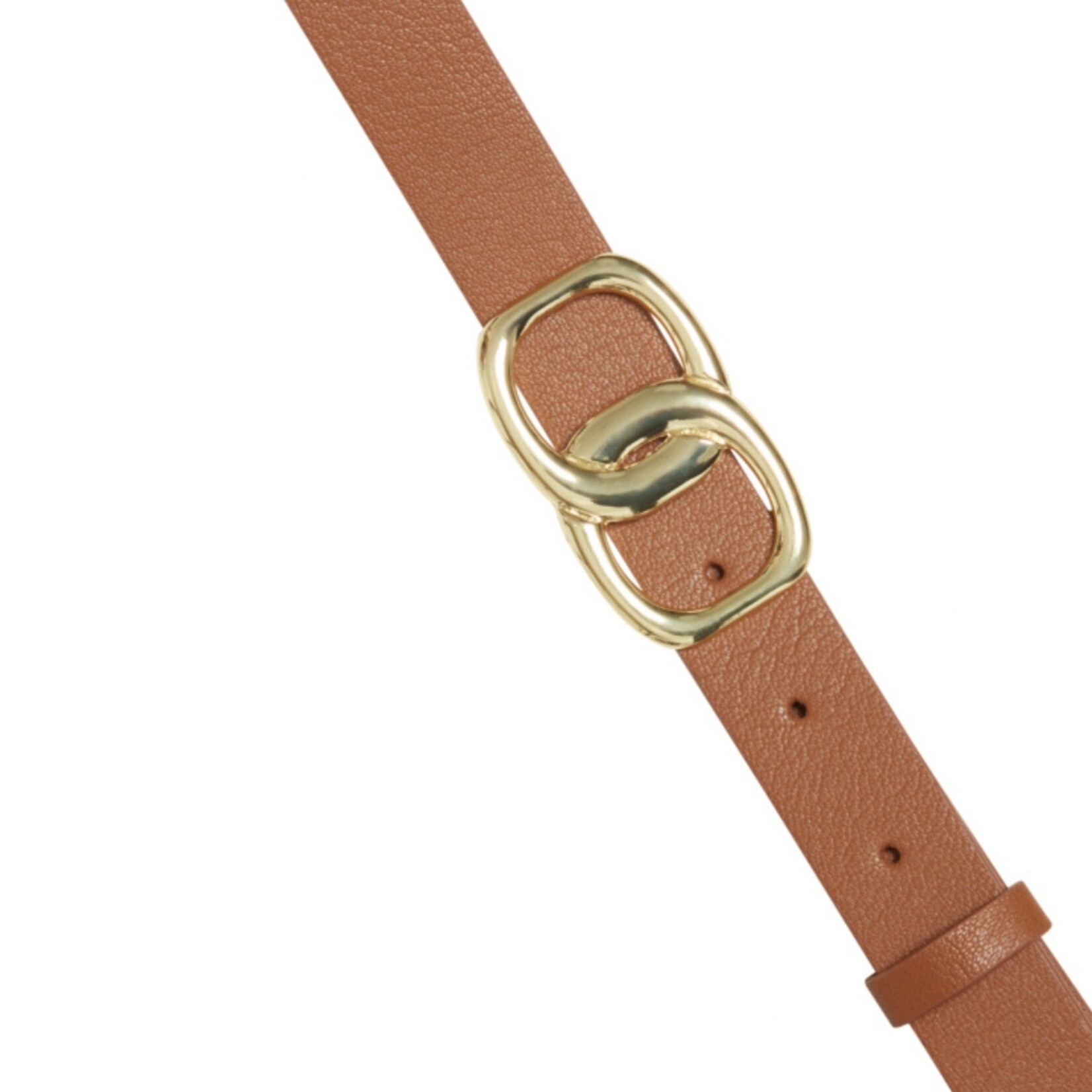 B. Young Willa Leather Belt - Cognac