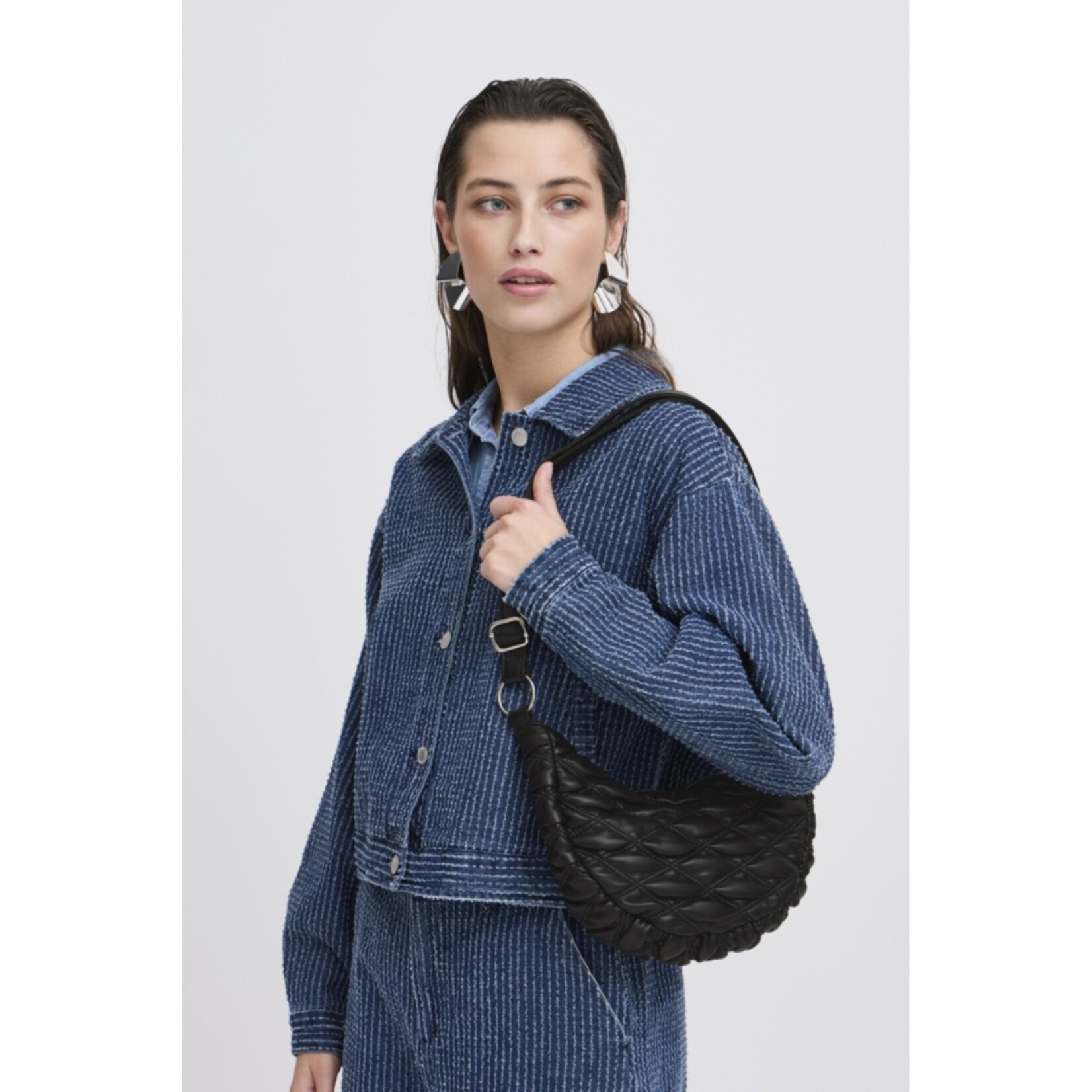 Charlie Quilted Shoulder Bag