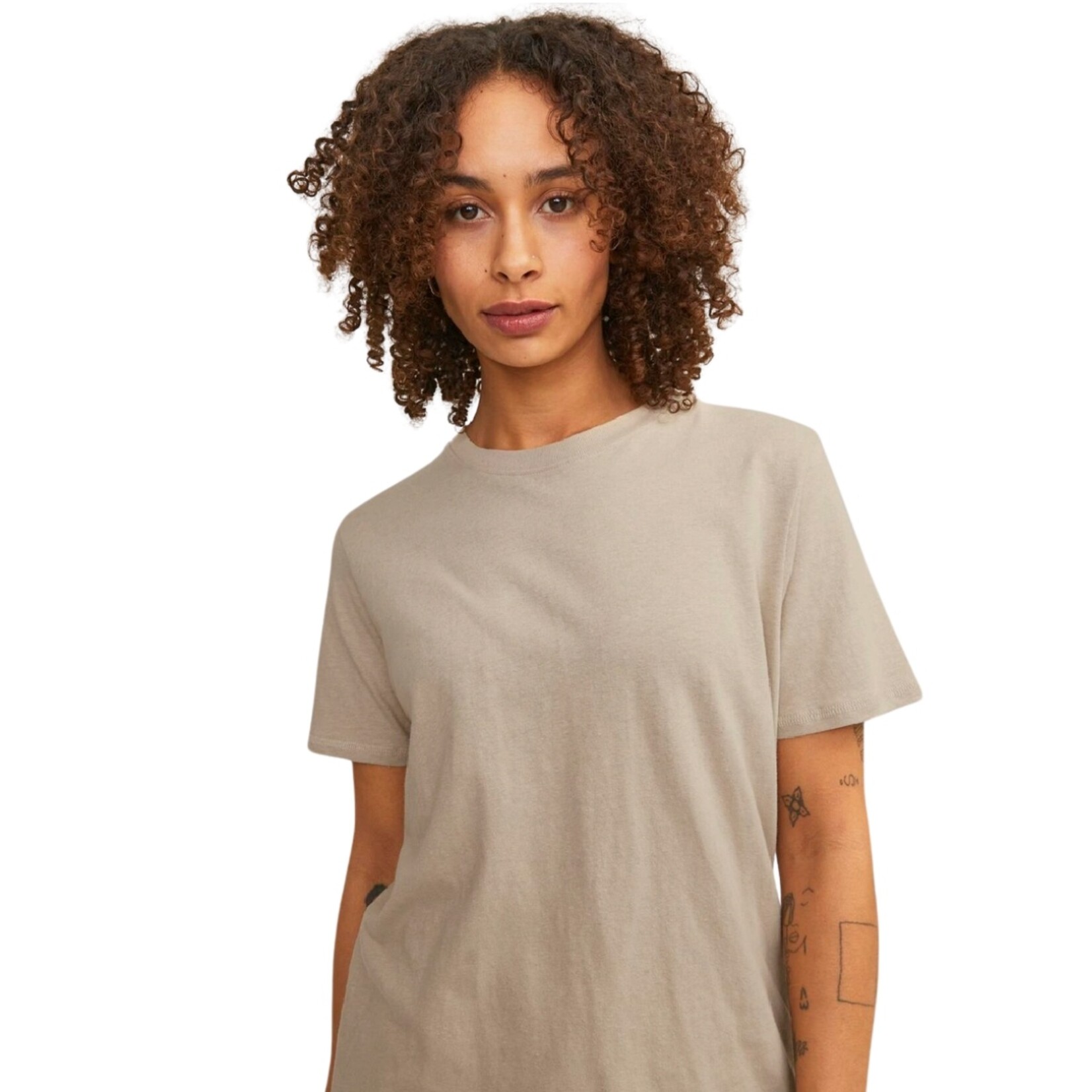 JJXX Shea Basic Tee - Feather Gray