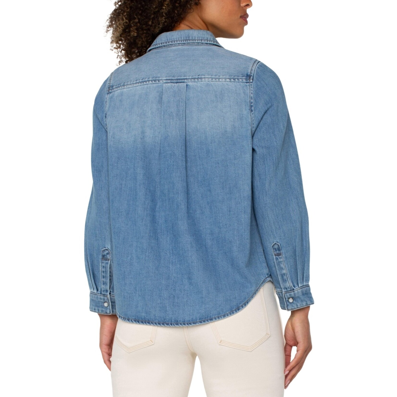 Liverpool Meadow Denim Button Down